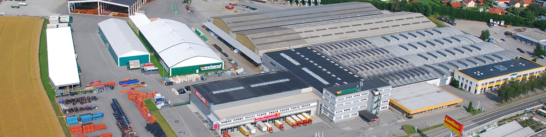 Weyland Zentrale in St. Florian am Inn – Hauptstandort des Unternehmens