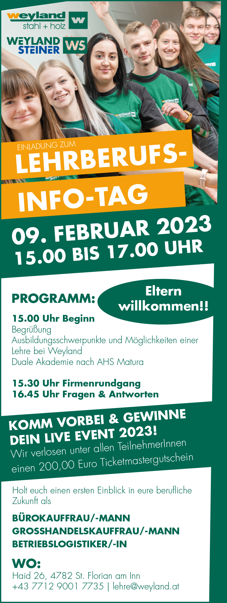 Lehrberufs-Infotag