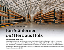 Ein Stählerner mit Herz aus Holz